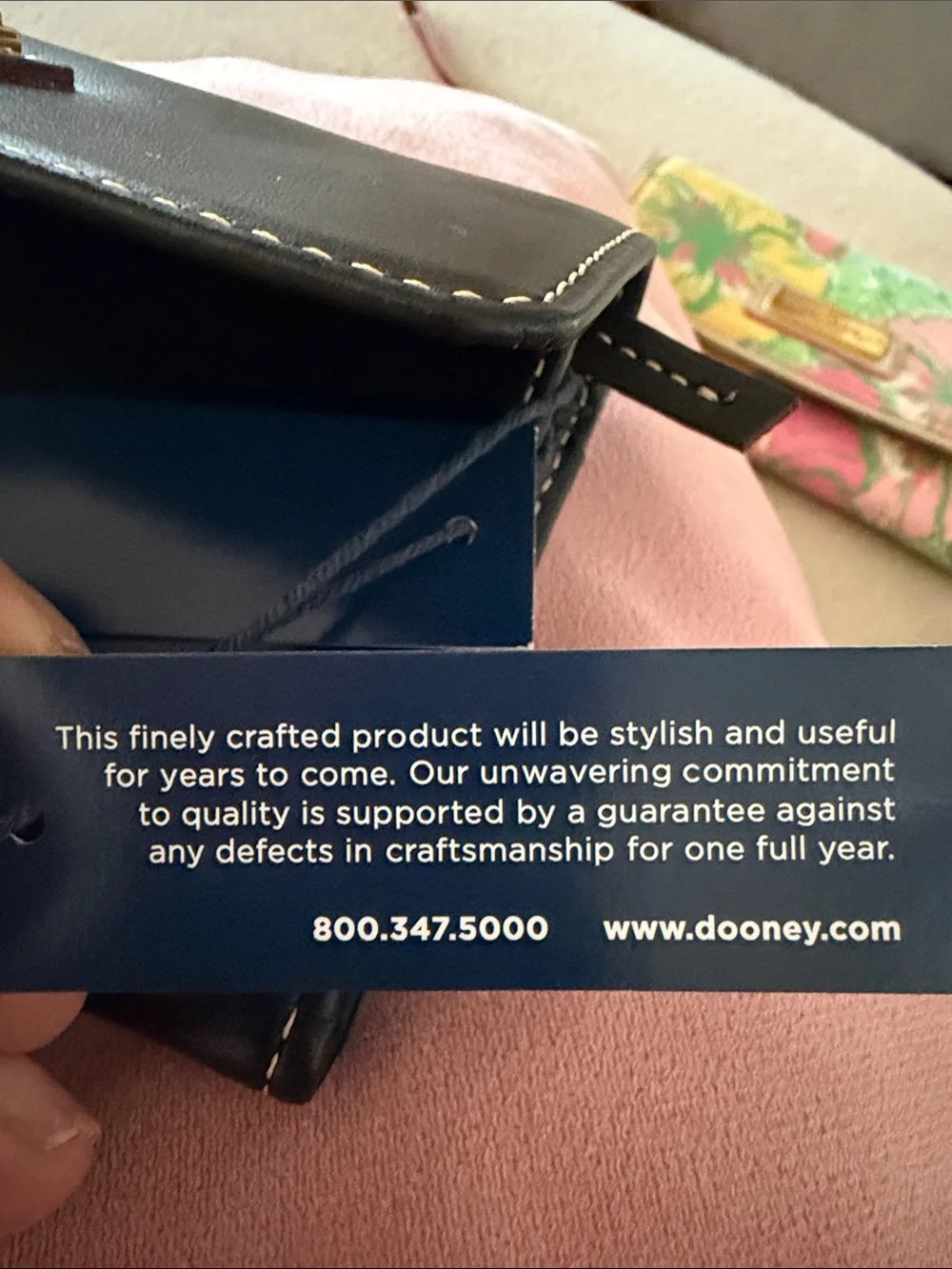 NWT Dooney & Bourke Luca Smooth Black Genuine Leather Flap Wallet – Red Interior